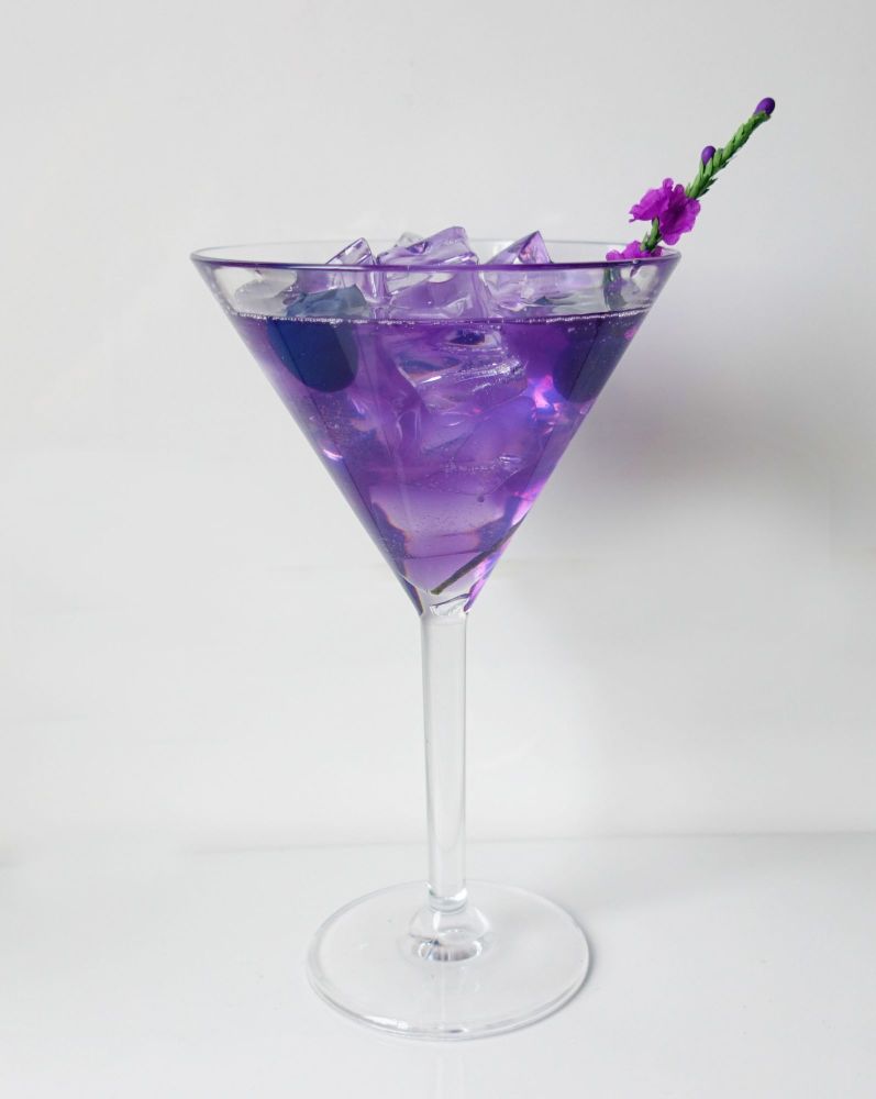 Lavender & Blueberry Cocktail