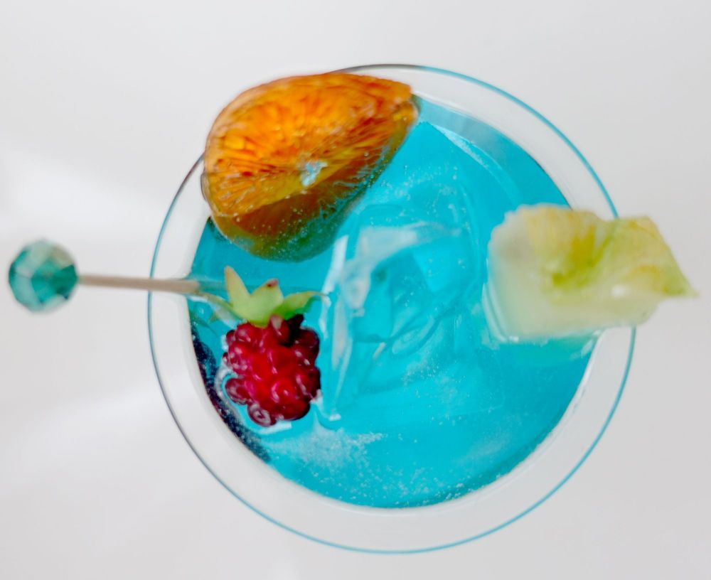 Blue Lagoon Mini Cake Topper
