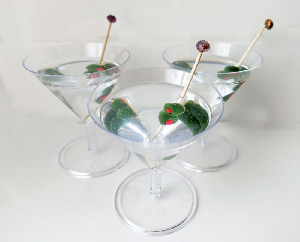 Martini Cake Topper