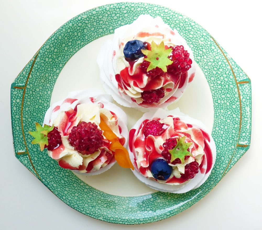 Trio of Fruit Pavlova