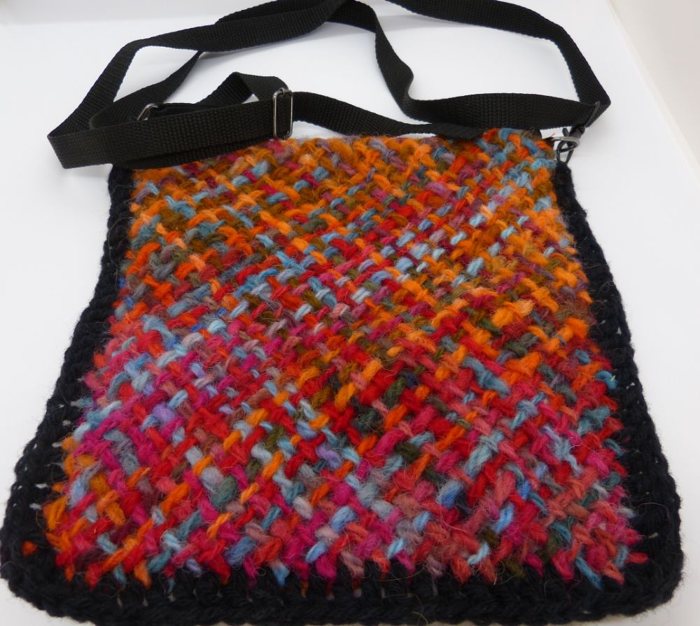 Bags, crochet and wet felted