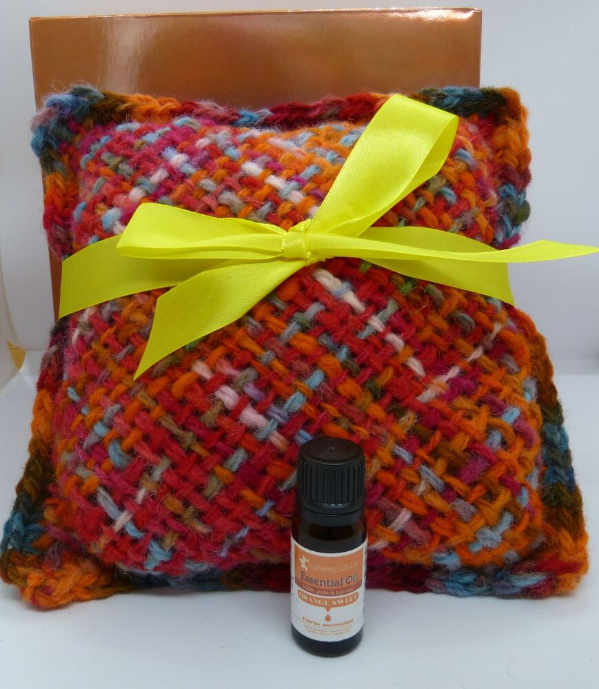 Scented hand woven Pillow