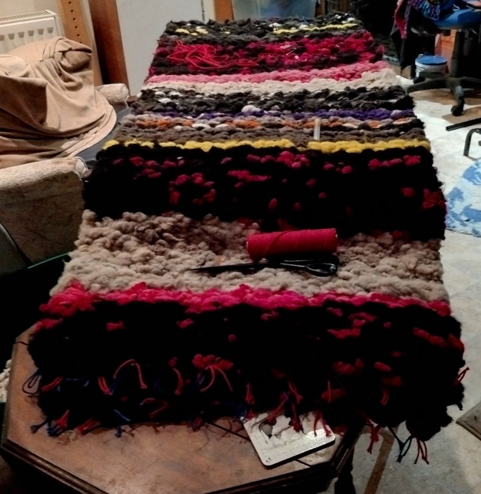 Pure Wool pegloom bed mats