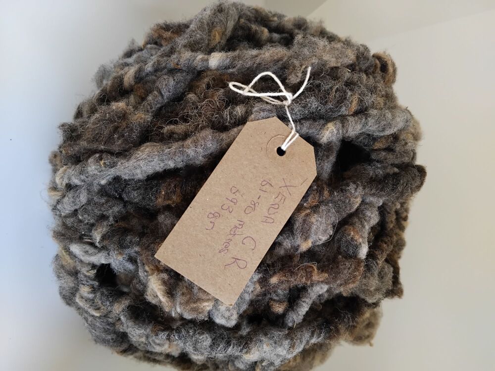 Coloured Ryeland wool. Xena2
