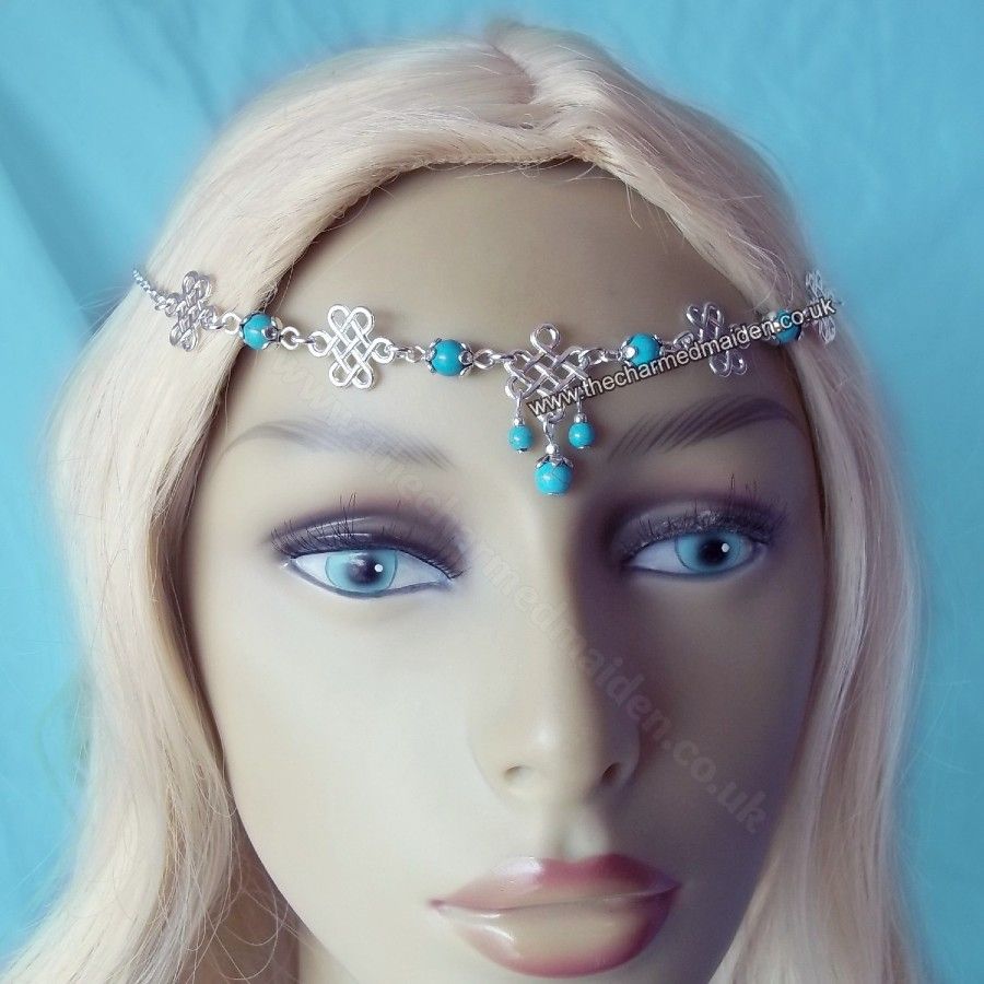 Turquoise Celtic Circlet