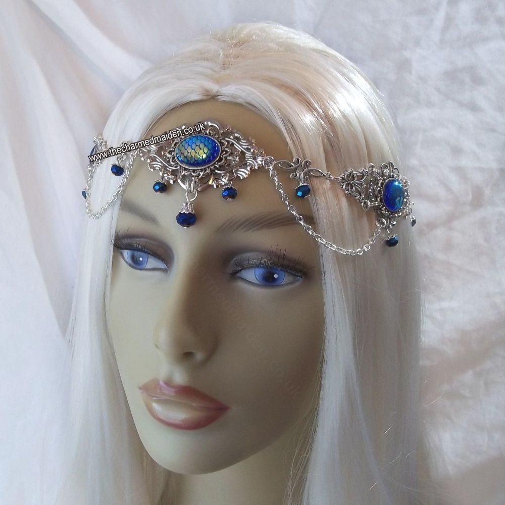 Mermaid Circlet, Renaissance Fantasy Cosplay Headpiece