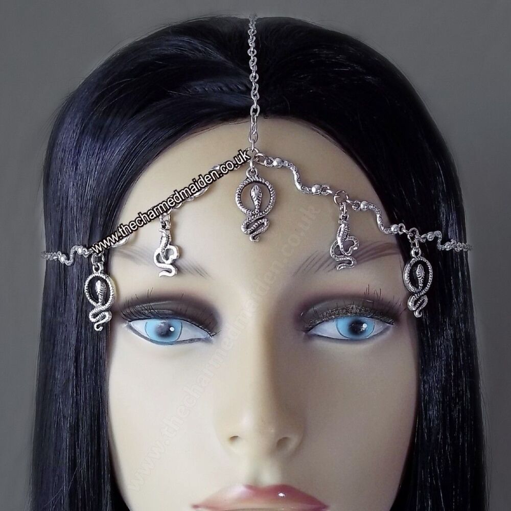 Goth Snake Head Chain