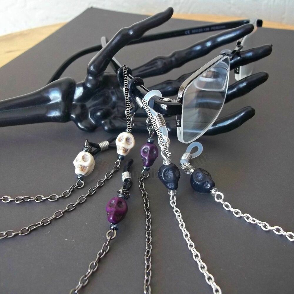 Gothic Skull Glasses Chain