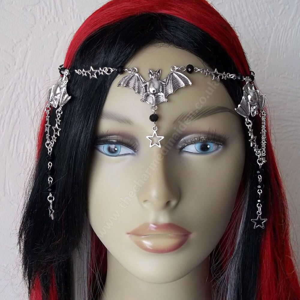 Gothic Bat Headdress