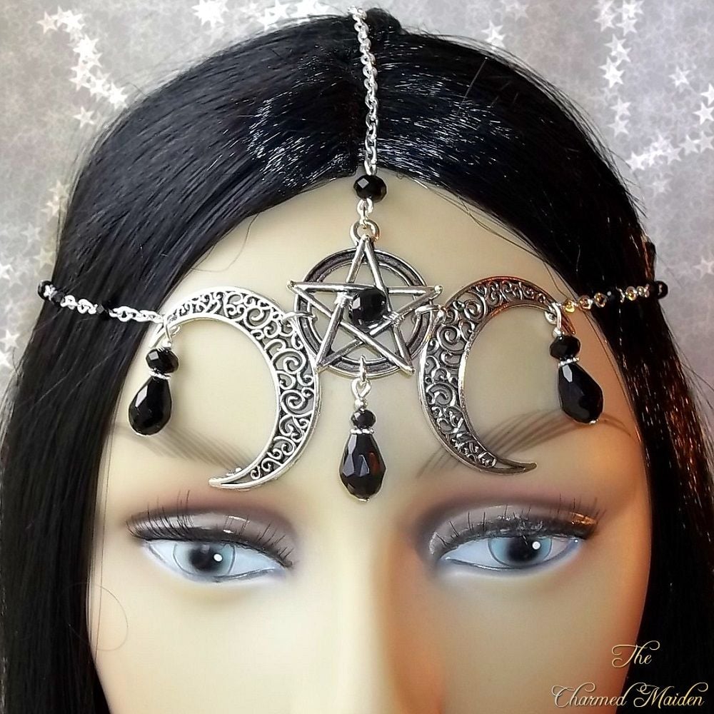 Wiccan Moon Headdress