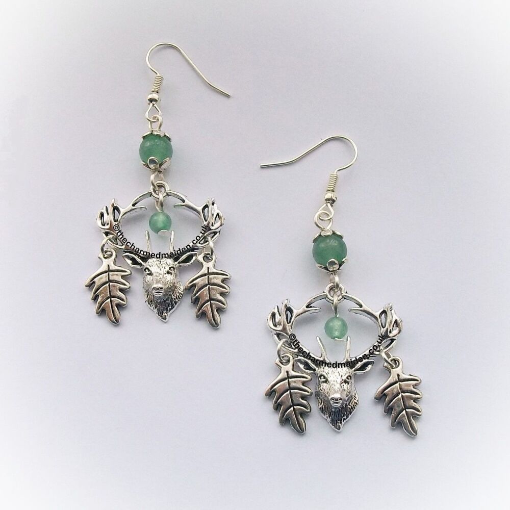 Stag Earrings
