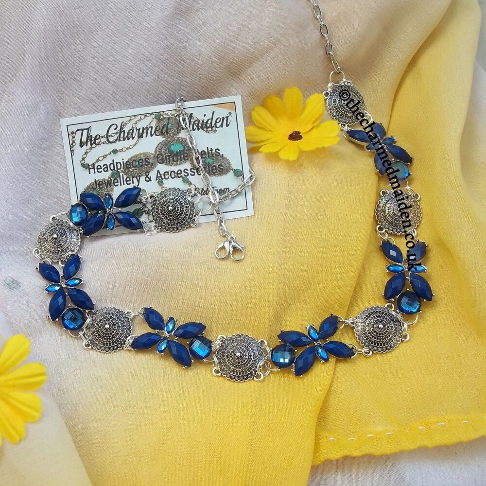 Blue Butterfly Renaissance Belt