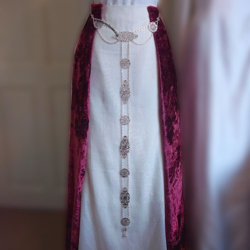 Medieval Silver Girdle Belt