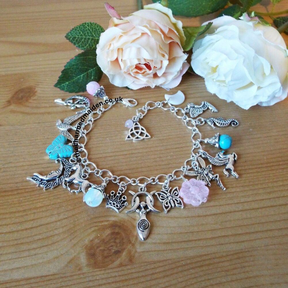 Rhiannon Goddess Charm Bracelet