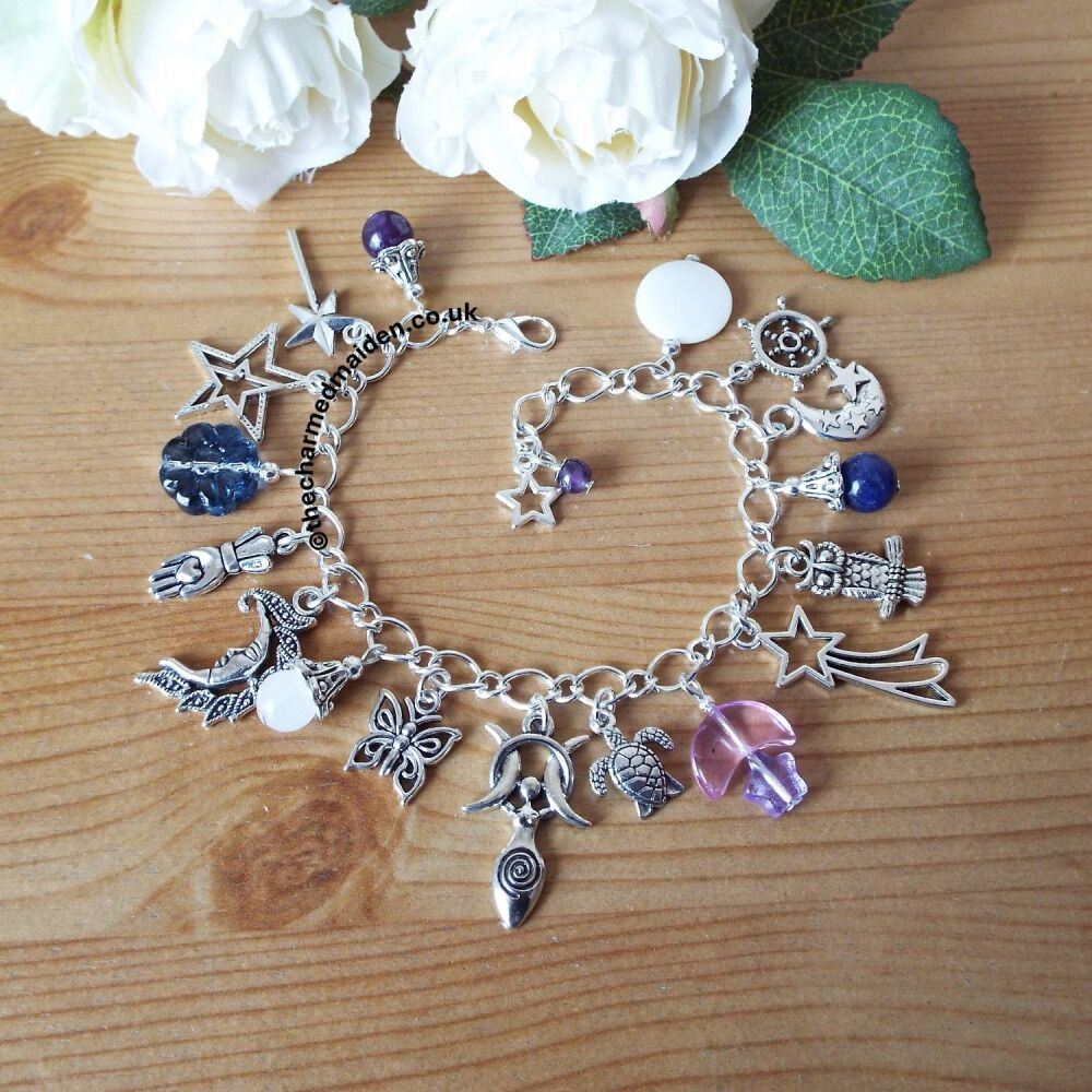 Arianrhod Goddess Charm Bracelet