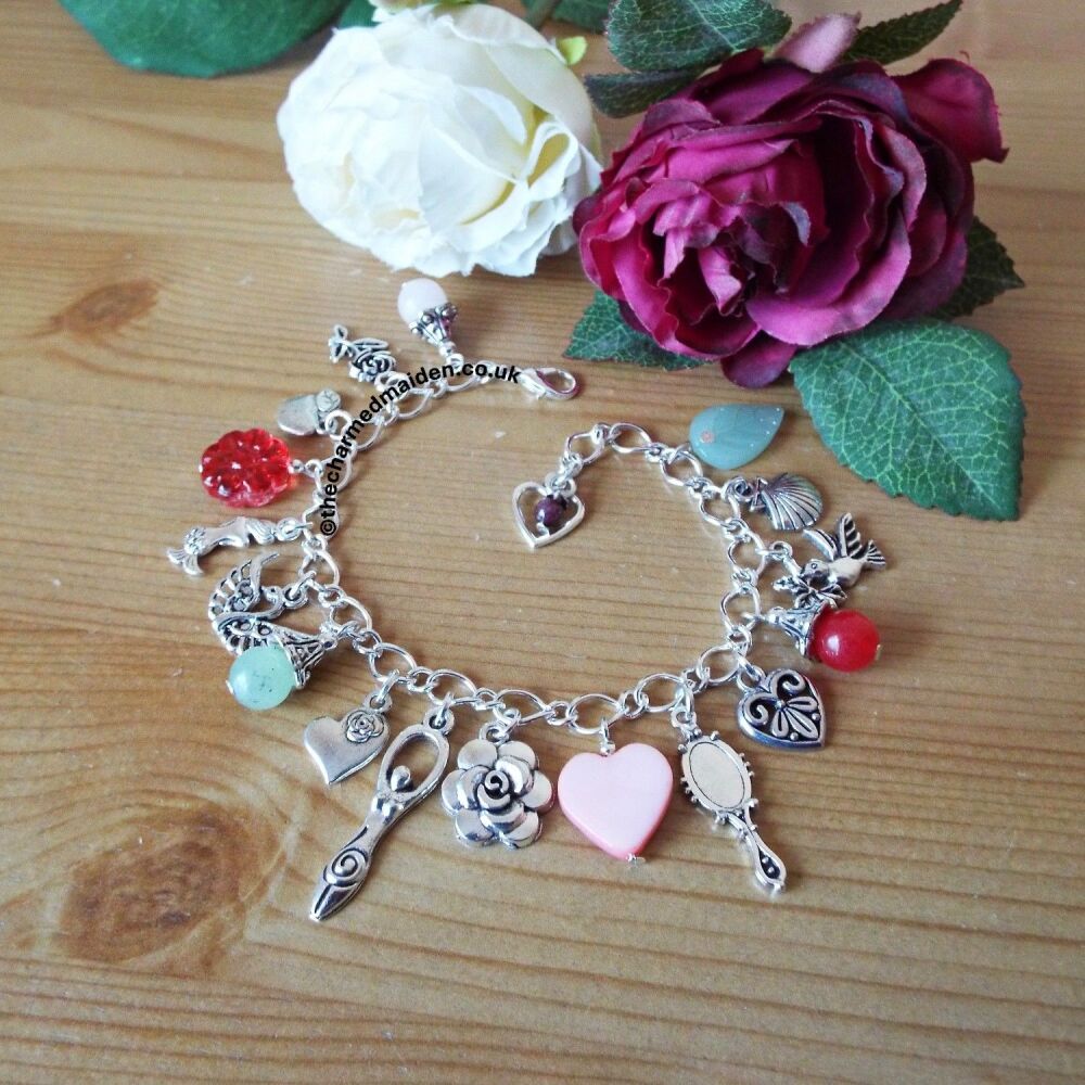 Aphrodite Goddess Charm Bracelet