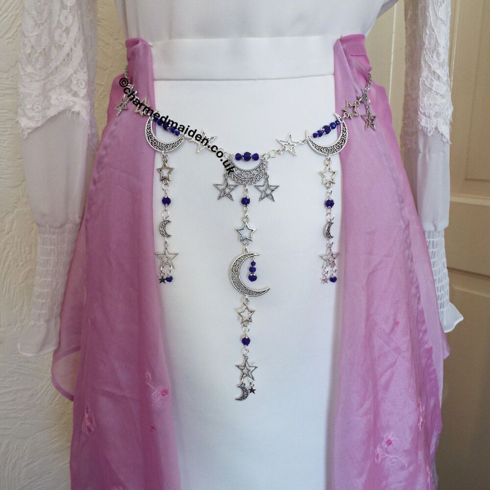 Fairy Moon and Stars Belt, 18 Adjustable Sizes