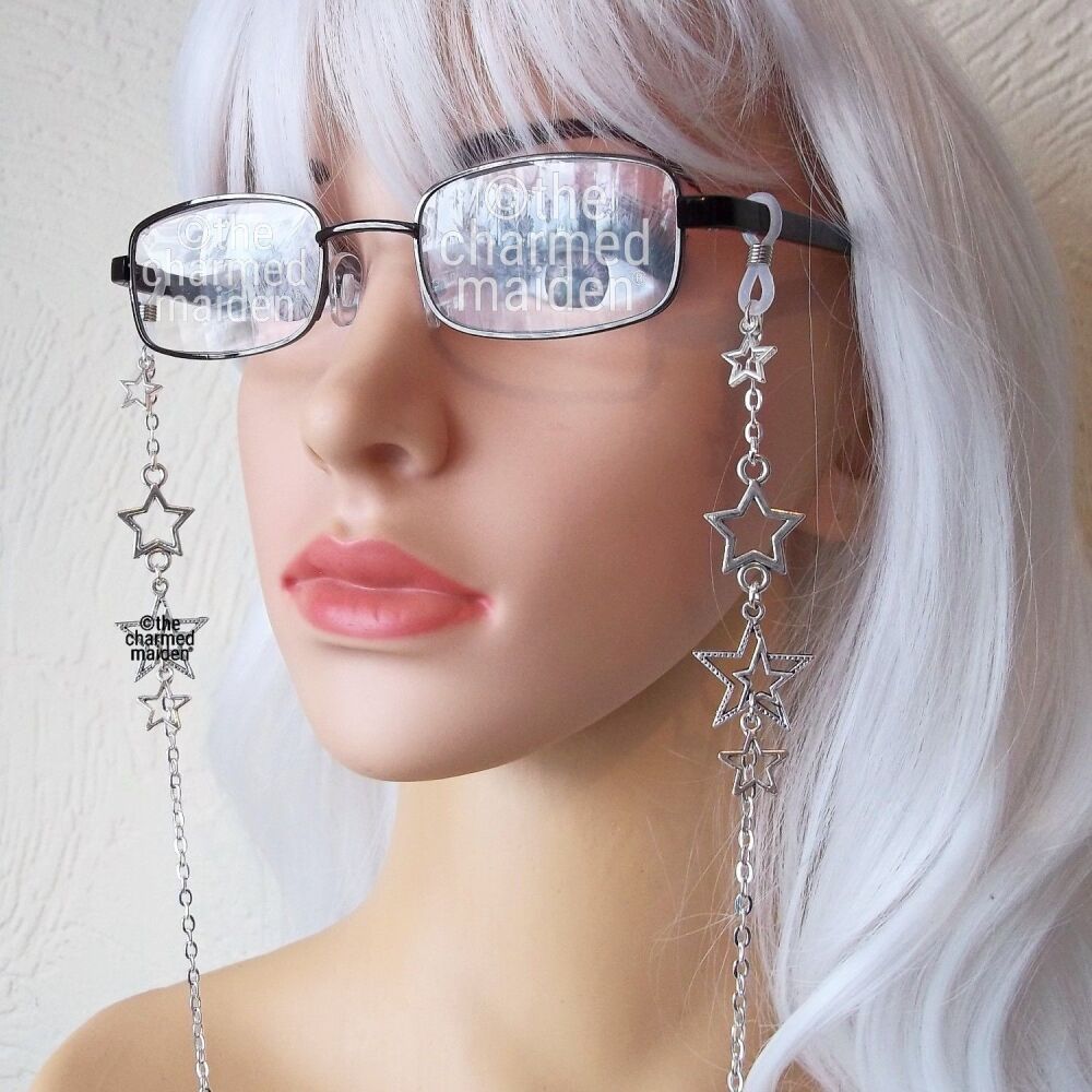 Moon and Stars Glasses Chain, Choose Your Style