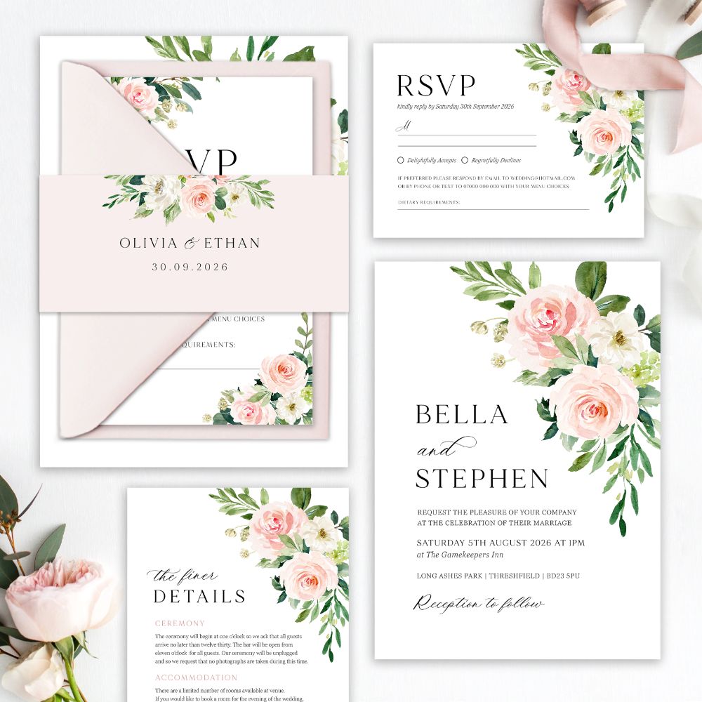 Blush Pink Florals