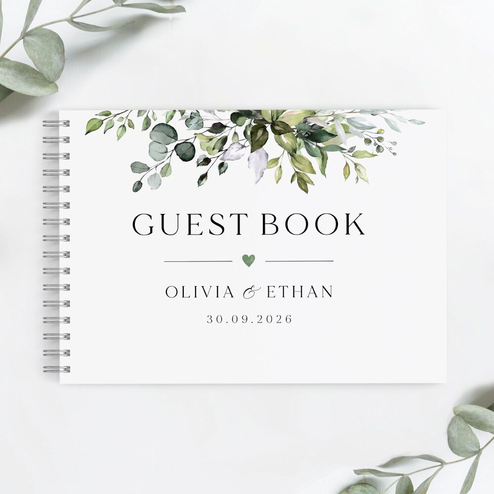 Eucalyptus Bouquet Guest Book