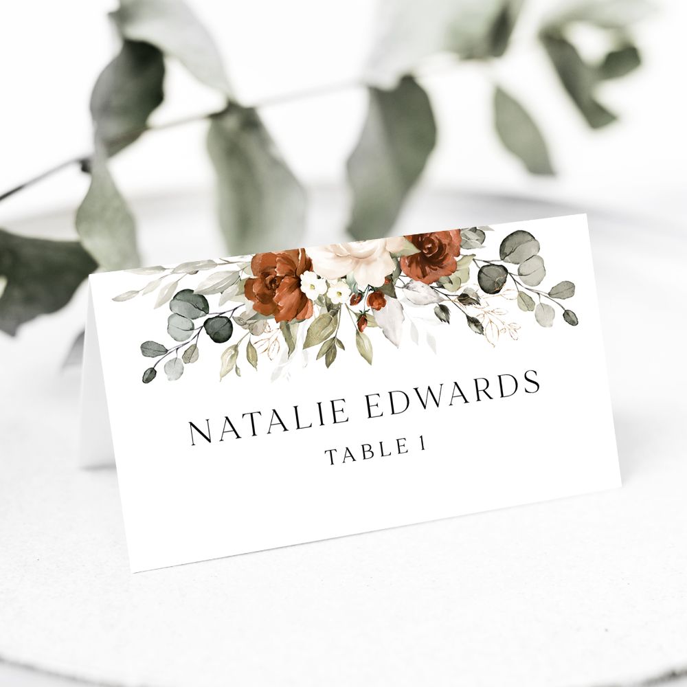 Autumnal Place Cards