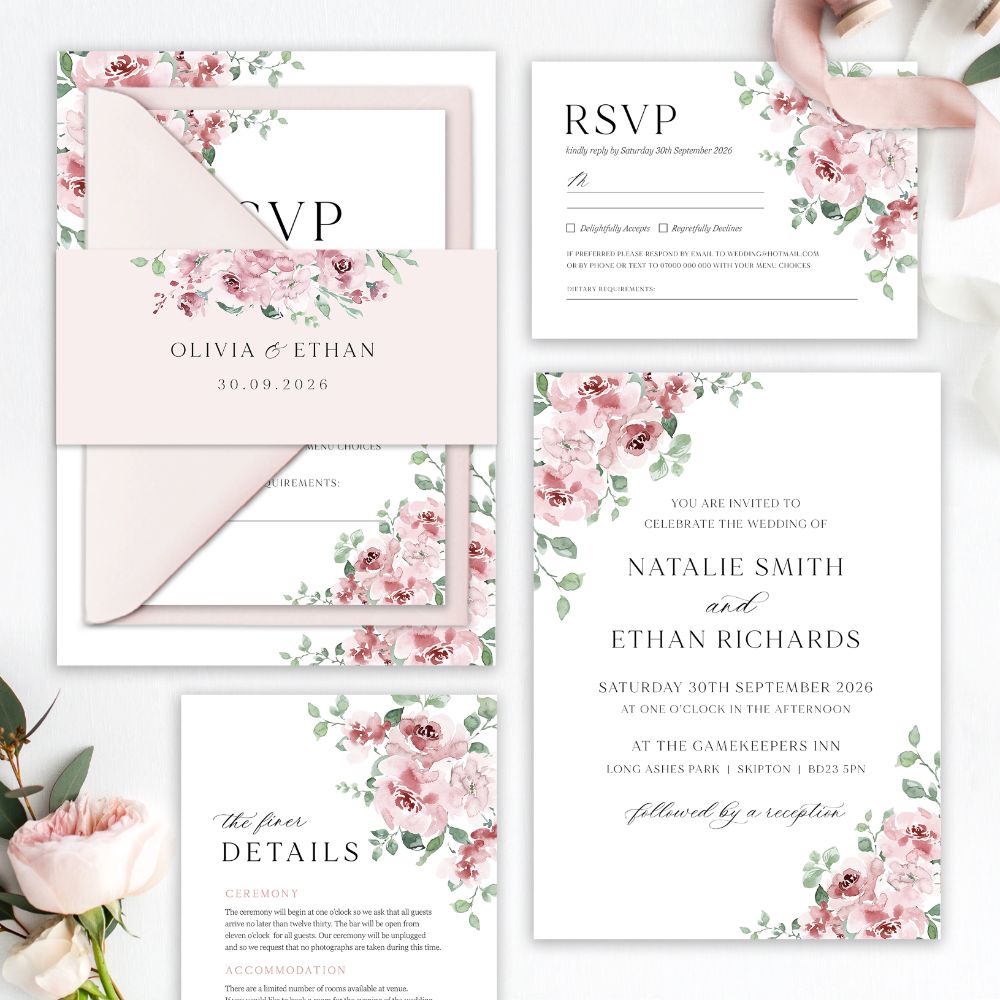 Dusky Blush Florals