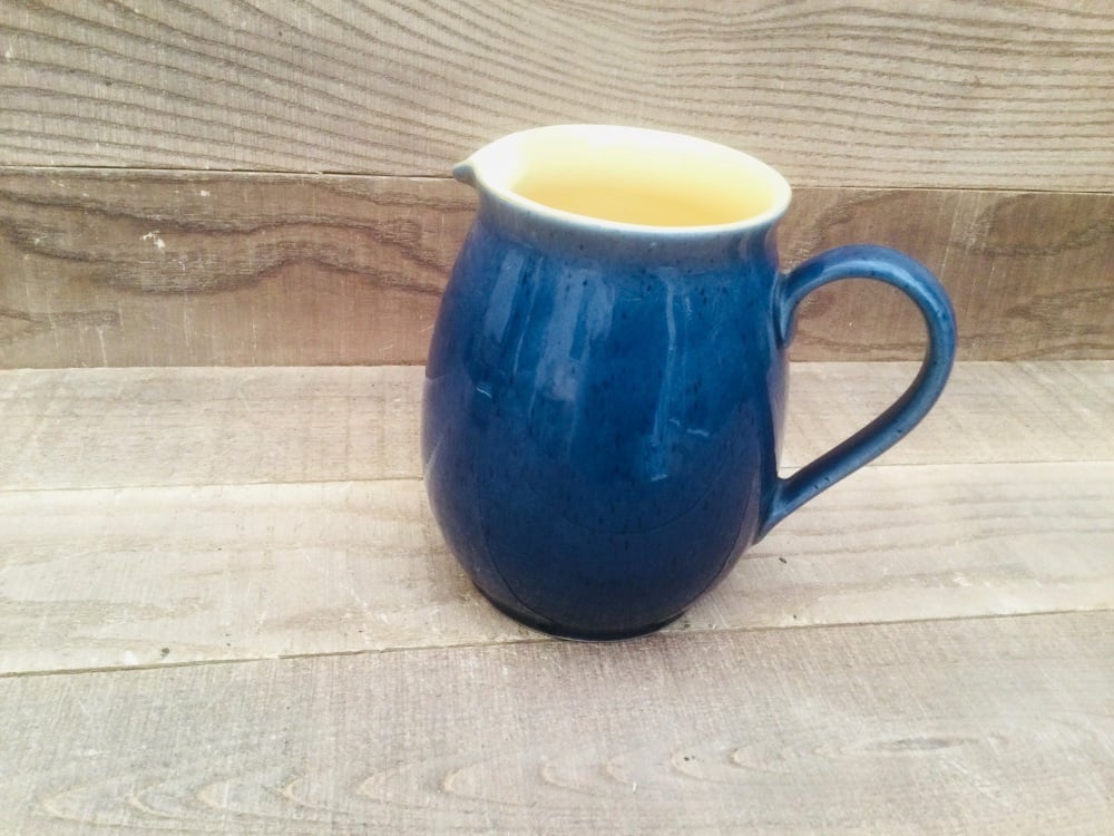 Vintage Denby Cottage Ware Blue 1.1/2 Pint Jug