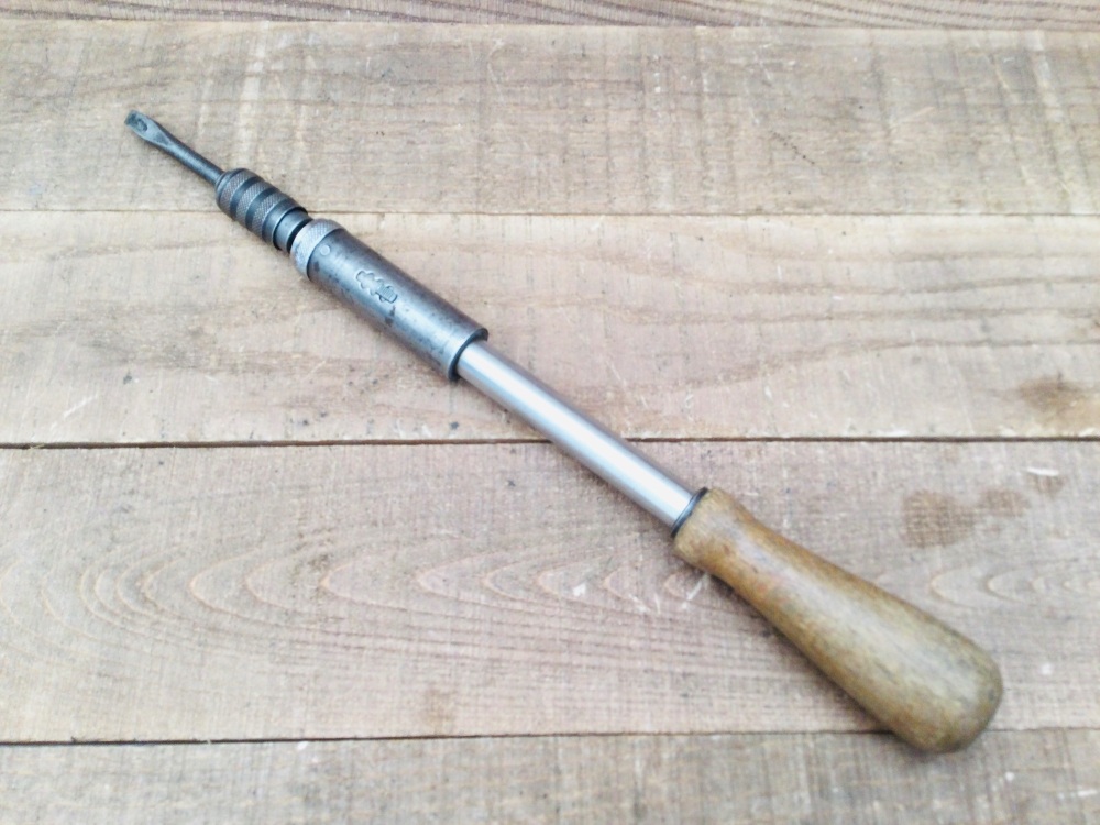 Vintage CK Germany Spiral Ratcheting Screwdriver + 1 Bit