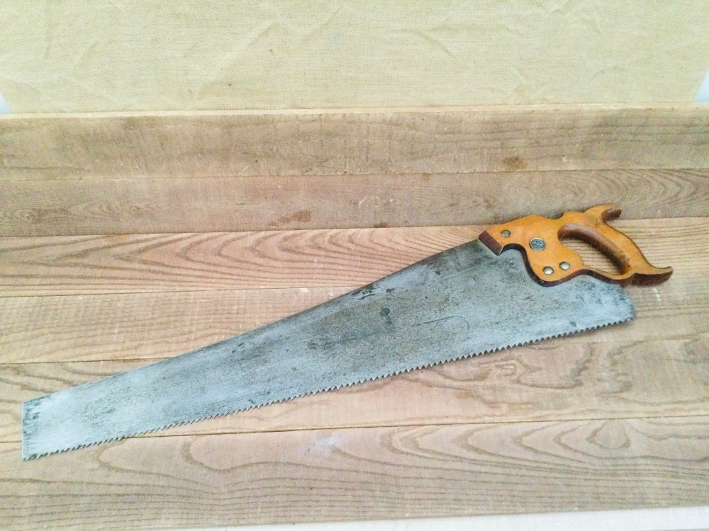 Vintage Taylor Brothers 28” Crosscut 4PPI The Guinea Saw