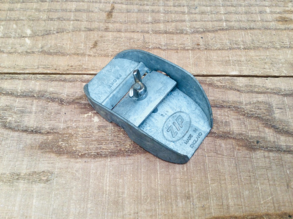 Vintage Zip Finger Plane Woodworking Tool Balsa Wood Plane