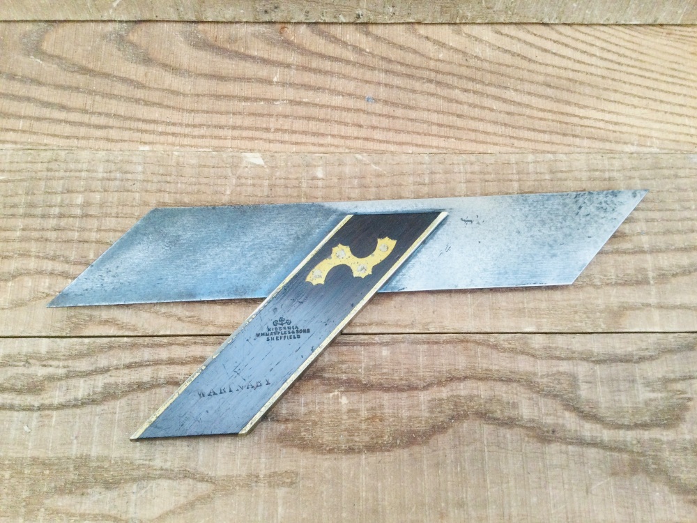 Marples & Sons Hibernia Brass Fitted Mitre Square