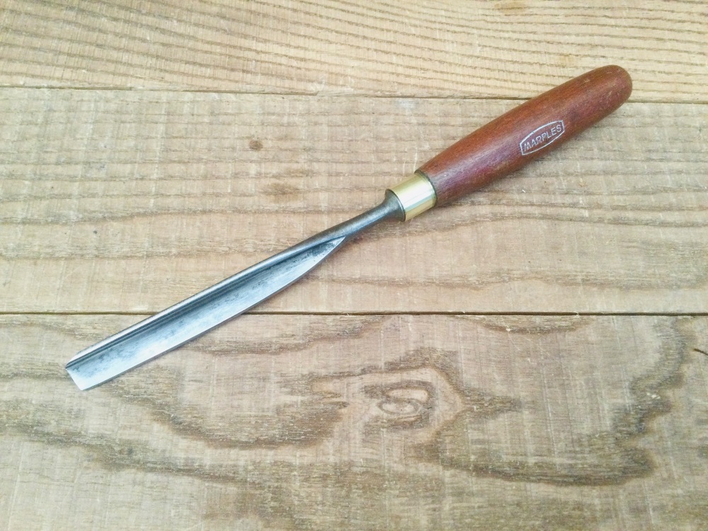 Vintage 5/8” Marples Wood Carving V Gouge Chisel