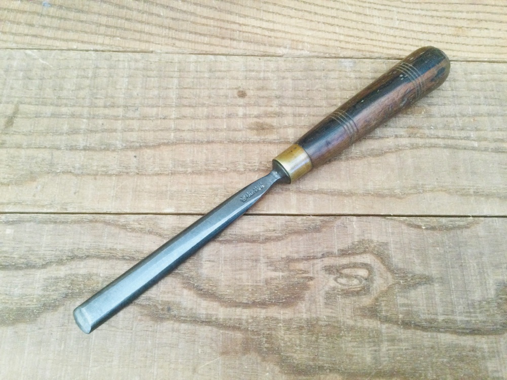 S J Addis  1/2” No. 8 Straight Wood Carving Gouge Chisel