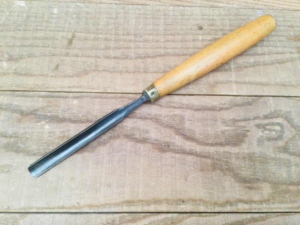 Vintage Marples & Sons 7/16” Boxwood Gouge Chisel