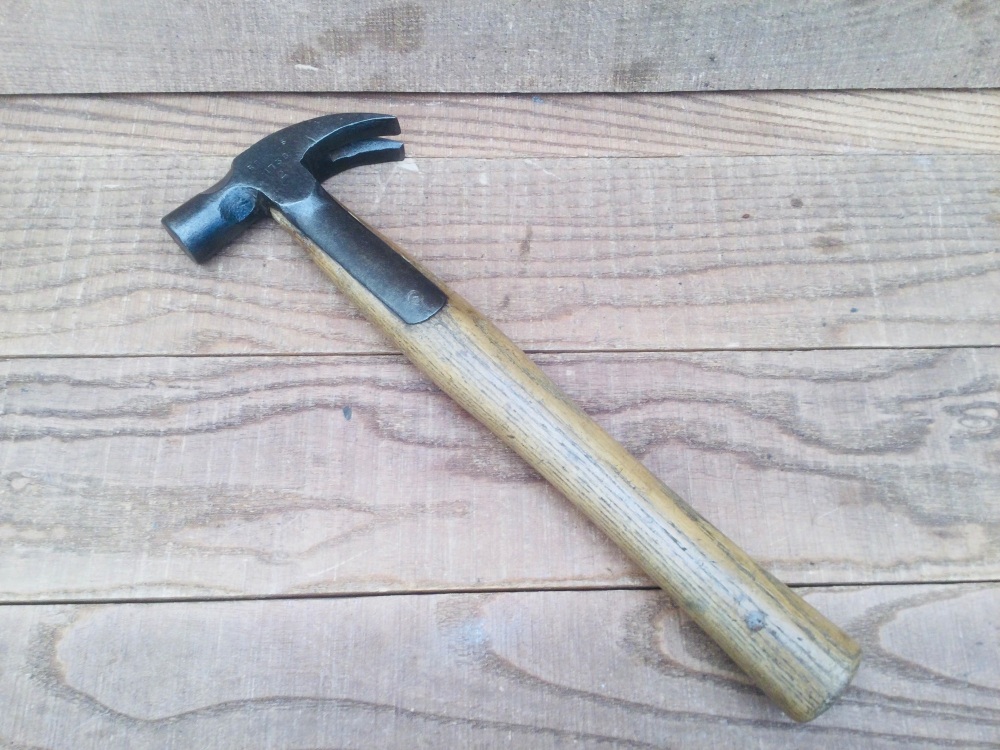 Vintage Brades 1738 No.2 Strapped Claw Hammer