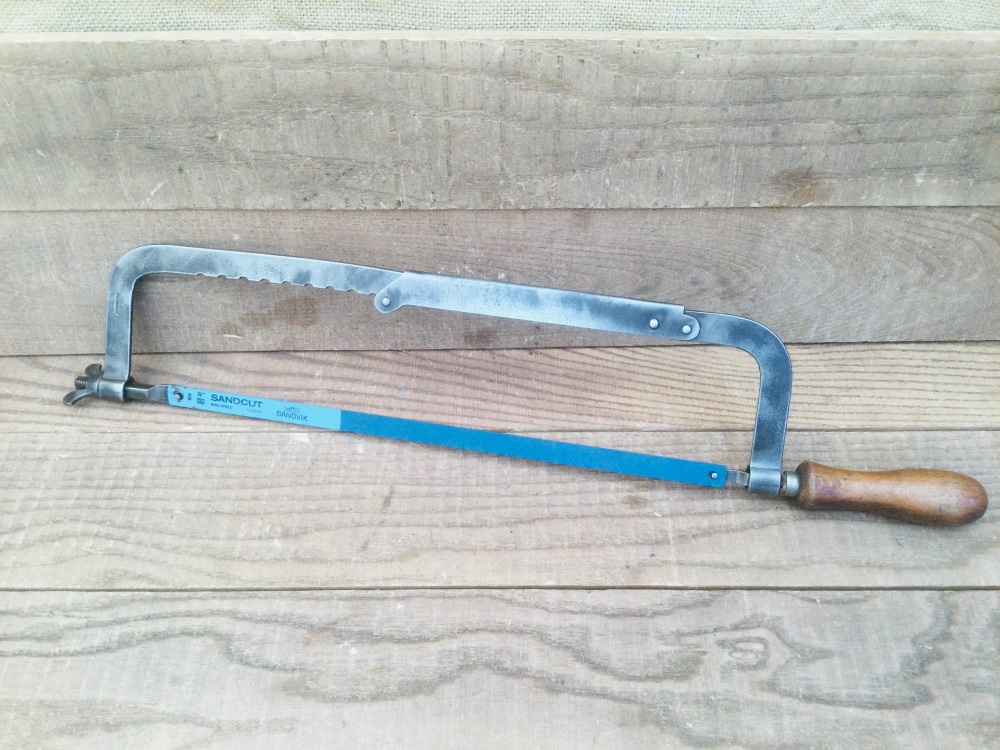 Vintage Adjustable Hacksaw & Sandvik Blade