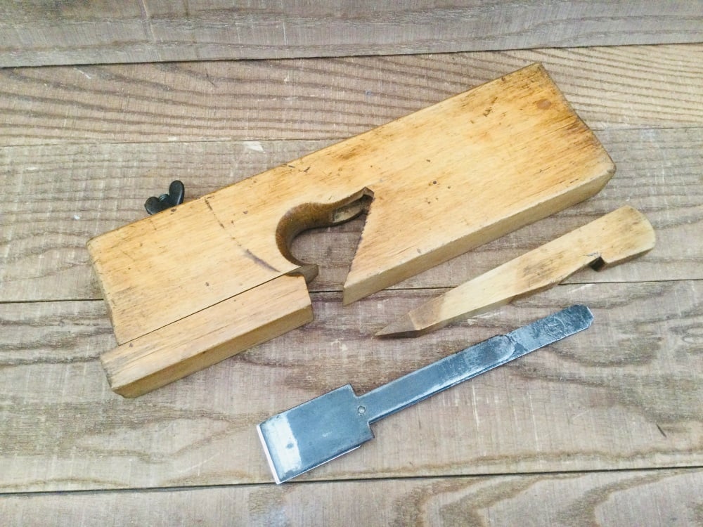 Vintage Adjustable Mouth Wooden Rebate Plane