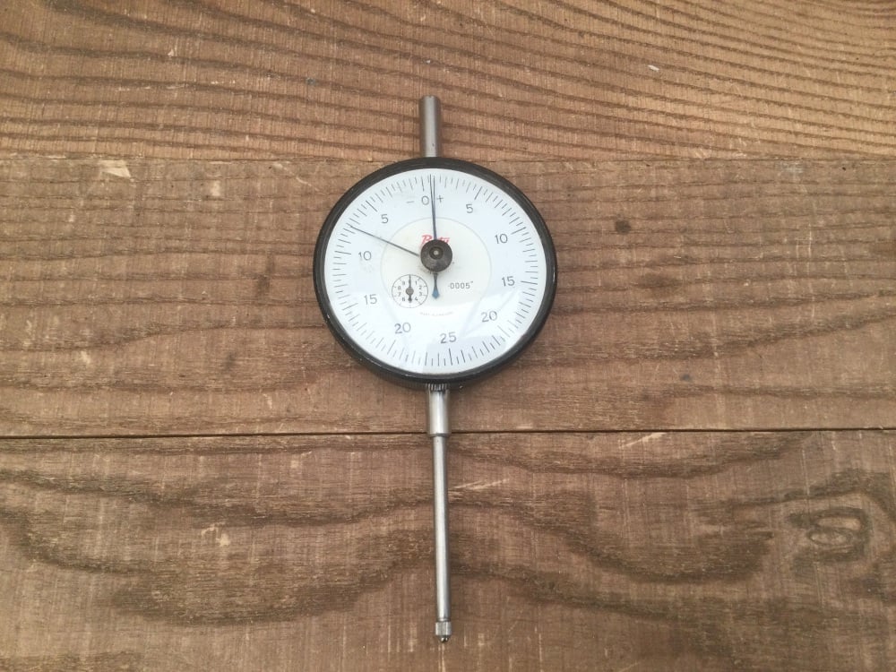 Vintage Baty Dial Test Indicator .0005” DTI Engineers Gauge