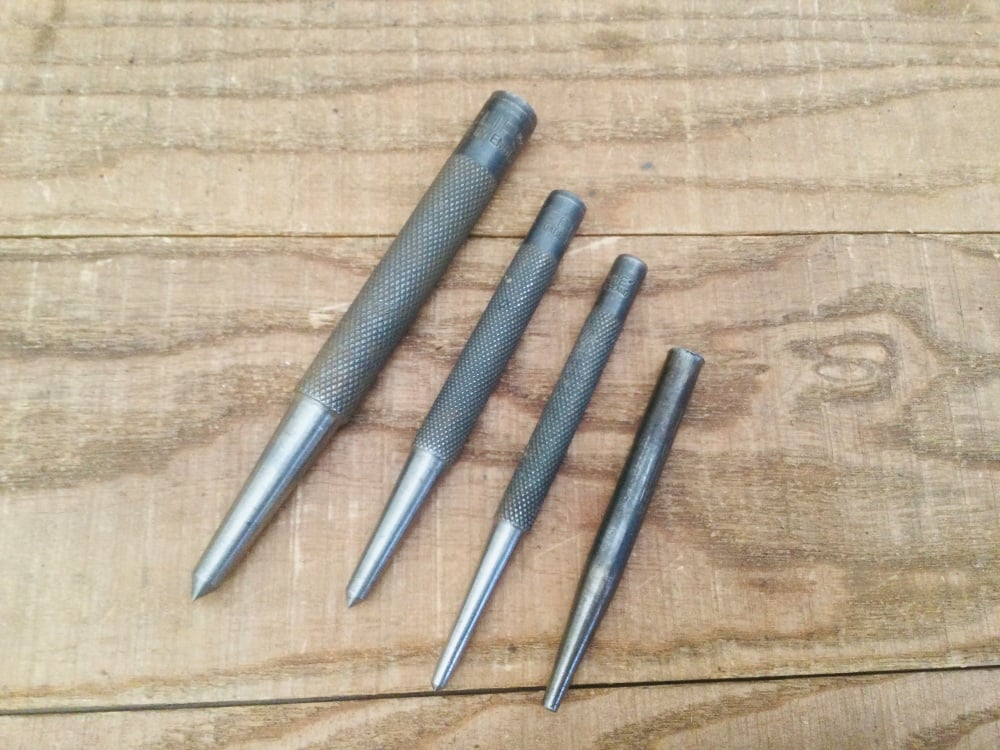 Vintage Eclipse Steel Centre Punches