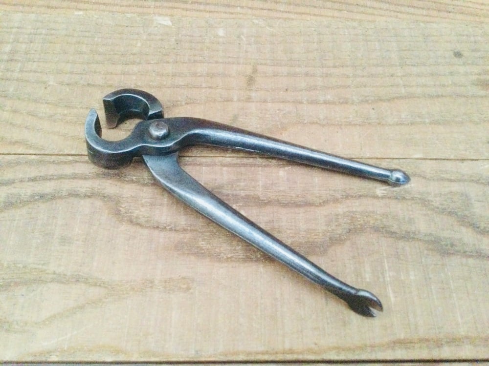 Vintage 6” Ball & Claw Forged Steel Carpentry Pincers