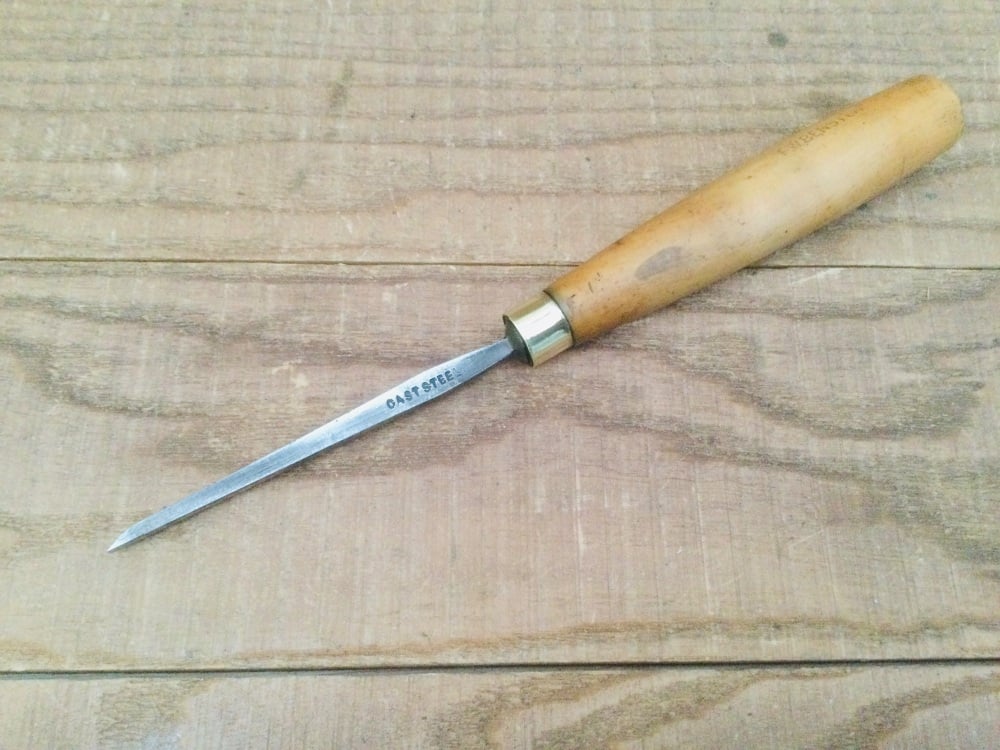 Vintage Boxwood 1/8” Firmer Chisel