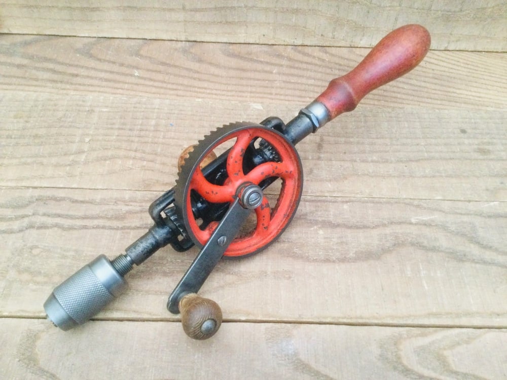 Vintage Double Pinion Egg Beater Hand Drill