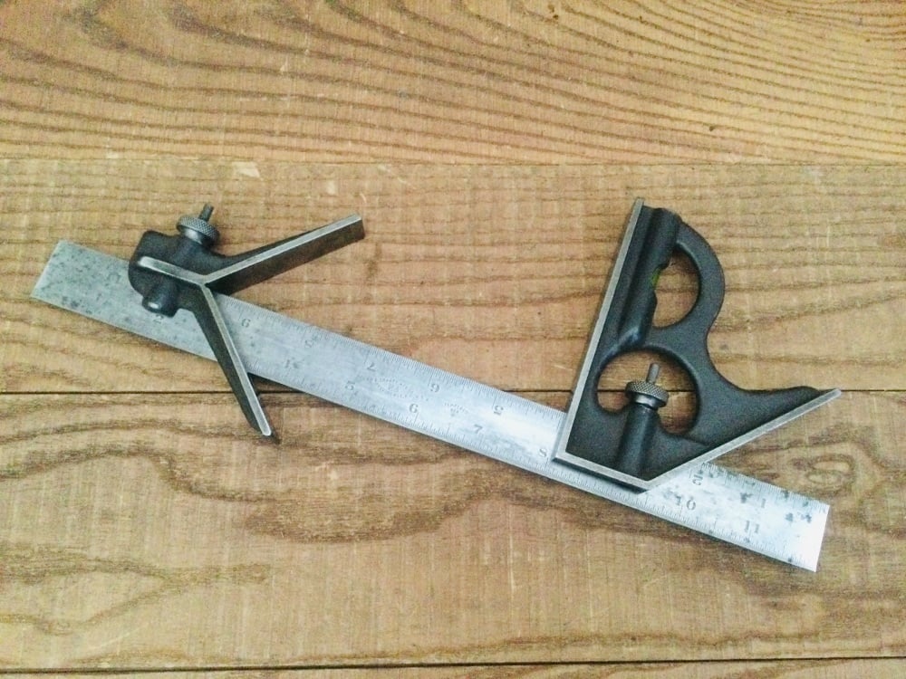 Brown & Sharpe USA No.7 Engineers Combination Square & Centre Finder