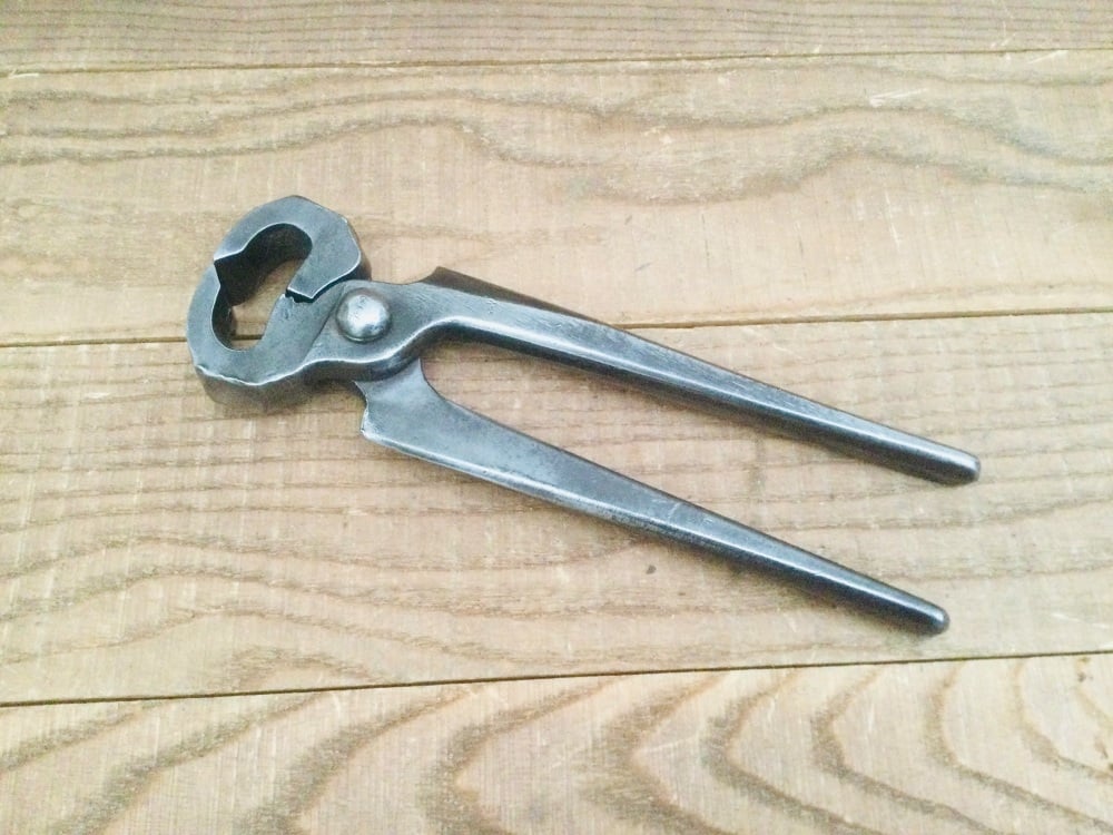 Vintage 8” Cast Steel Tower Pincers