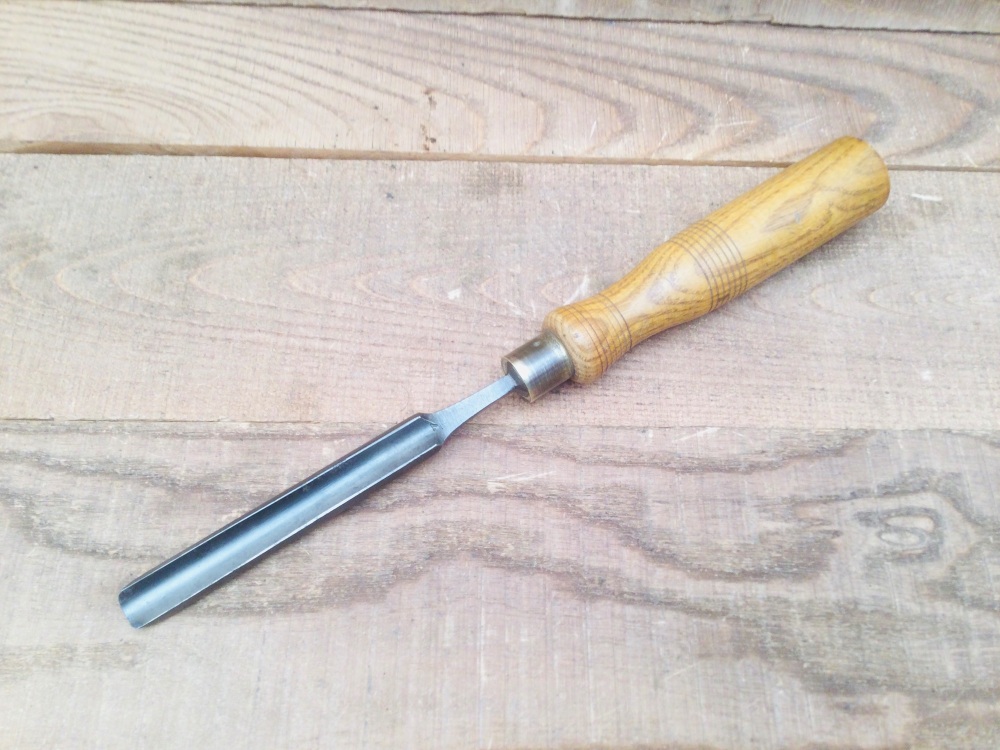 Vintage 1/2” Ash Handle Gouge Chisel