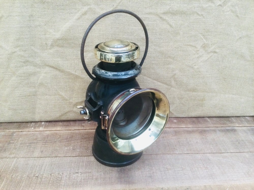 Lucas King Of The Road Brass Veteran Car Oil Lamp No. 722