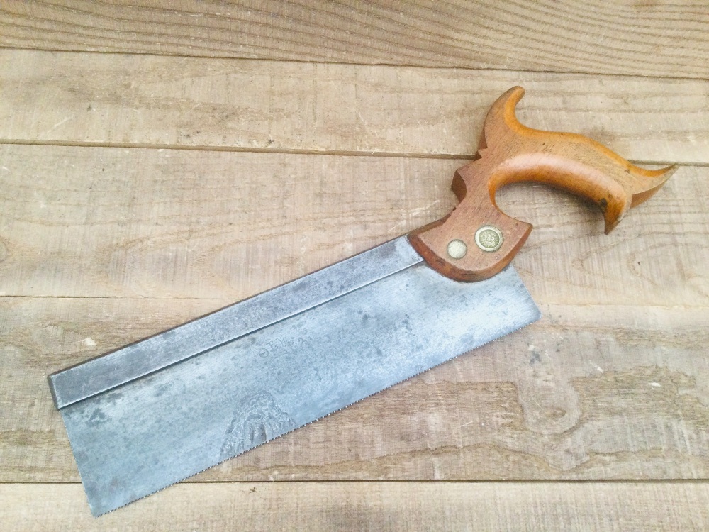 Antique 10” Warranted Superior Dovetail Saw