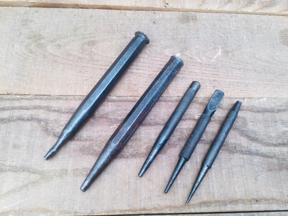 Vintage Engineers Centre Punch Selection - Moorite 1944, Priory, Fall