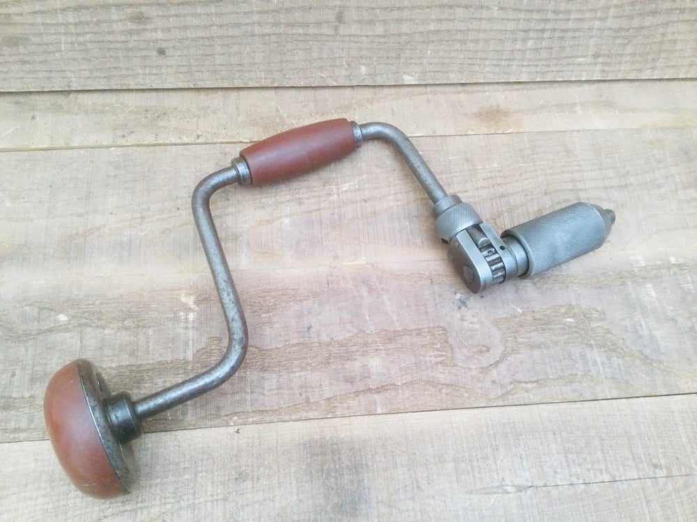 Vintage Parry & Bott Carpentry Ratchet Brace 10” Sweep Made In England