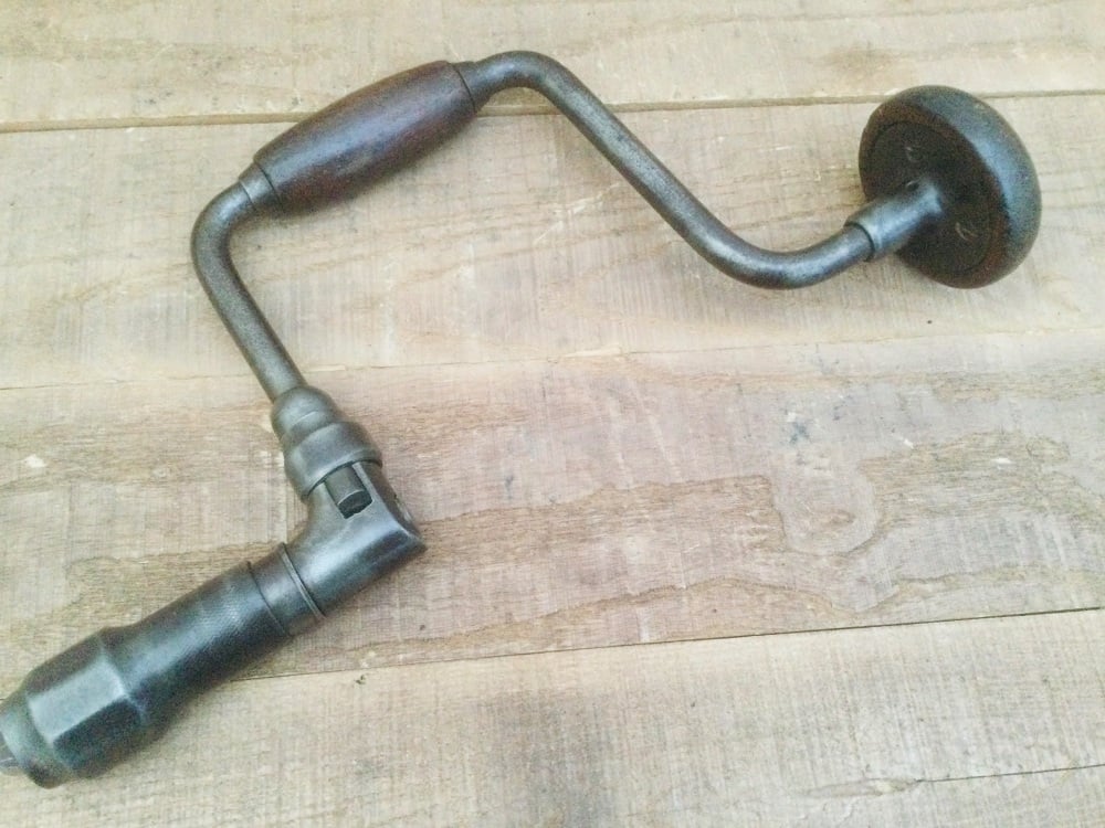 Vintage USA Made Ratchet Brace 10” Sweep